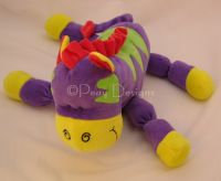 LITTLE ME Purple HORSE ZEBRA Plush Lovey